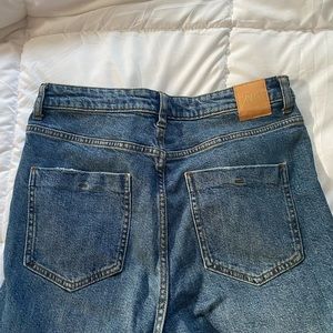 Zara Wide Leg High Rise Jeans